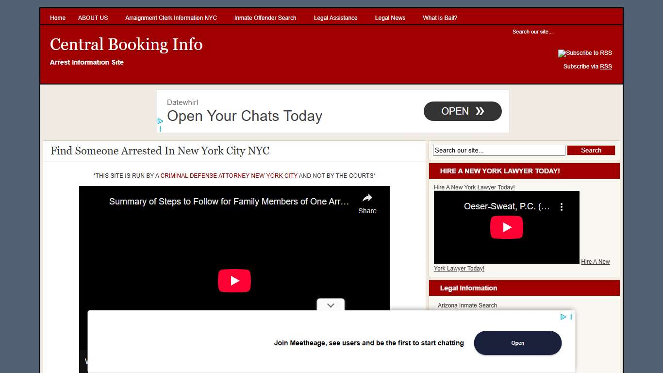bronx central booking inmate lookup - Central Booking Info